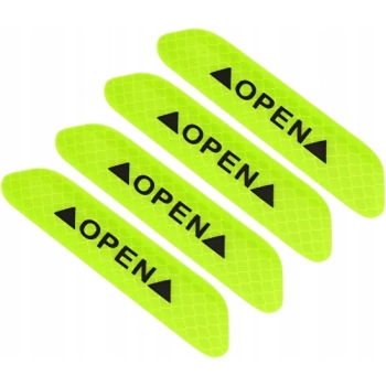 Naklejki odblaskowe naklejki ostrzegawcze komplet